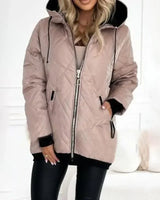 UrbanGlanz™ Thermojacke mit Hochwertiger Steppung und Hohem Kragen / Warmer Komfort mit Raffiniertem Design! in Pink