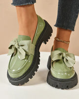 Ivy - Loafer mit Schleife in Grün