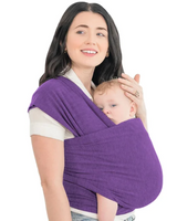 Rückenunterstützende Babytrage - CuddleWrap in Lila