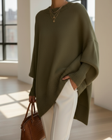 Maglione – Oversize-Pullover in Olivgrün