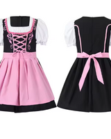 Klara | Kinder Dirndl-Set für Mädchen in Rosa