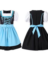 Klara | Kinder Dirndl-Set für Mädchen in Hellblau