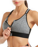 Tara | Damen Sport-BH – Funktionaler Komfort Sport-BH in Grau