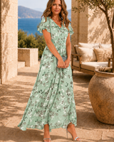 Zuri | Fließendes, schmeichelndes Kleid in Grün