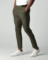Schmal Zulaufende Herrenhose - Maddox in Grün