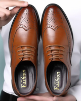 Schmaler Wingtip-Schnürschuh - Nicolai in Braun