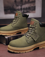 Albie™ | Bequeme Winterstiefel für Männer in Armeegrün