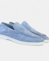 Adelmo™ | Mokassins aus Wildleder in Hellblau