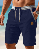 Mavric - Ultraleichte Sommershorts in Marineblau
