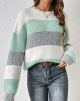 Berta - Der unverzichtbare Herbstpullover für Damen in Blau