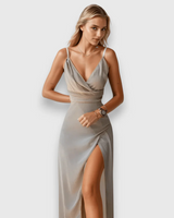 Chloe | Stilvolles Kleid in Creme
