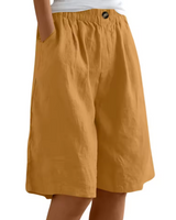 Nora | Sommer-Shorts in Gelbbraun