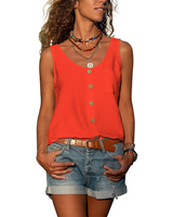 Nyla - Damen-Tanktop im trendigen Design in Rot