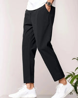 Rayan | Leichte Freizeit-Hose in Schwarz