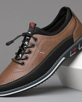 Milan™ Premium-Ledersneaker mit Schnellverschluss-System in Braun