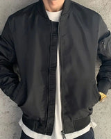 Solvex - Premium-Bomberjacke in Marineblau