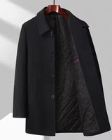 Edwin -| Herren Warme mantel in Schwarz