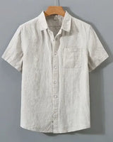 Harper - Polohemd mit Knopfleiste in Beige