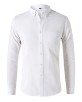 Gherasim – Elegantes Oxford-Hemd in Weiß
