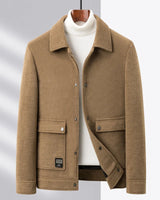 Corlan - Elegante Herbstjacke für Herren in Braun