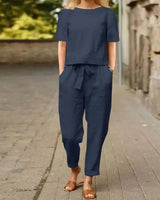 Mia™ - Zweiteiliges Set in Marineblau