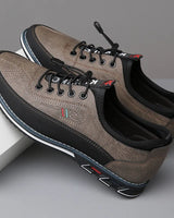 Milan™ Premium-Ledersneaker mit Schnellverschluss-System in Khaki