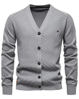 Schneider - Warmer Herren Cardigan mit V-Ausschnitt in Grau