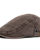 Hans | Vintage Flat Cap in Kaffee