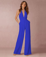 Mette | Everyday-Jumpsuit mit Weitem Bein in Blau