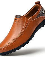 Oreno - zeitlose Loafer in Braun
