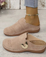 Caprielle | Chic Keilsandalen in Hellrosé