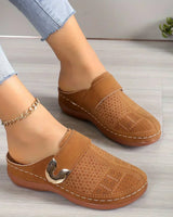 Caprielle | Chic Keilsandalen in Hellbraun