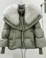 Rena | Dicke Winterjacke für Frauen in Grün
