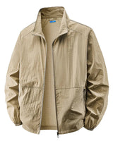 Khushdil - Moderne Leichte Jacke in Khaki