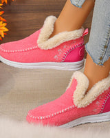 WinterEase™ Sneakers mit Handgefertigter Verarbeitung und Weichem Plüschfutter / Premium-Komfort mit Modernem Design! in Rosa
