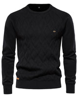 Herren-Strickpullover in Schwarz