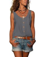 Nyla - Damen-Tanktop im trendigen Design in Grau