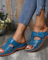 Amelia - Offene Freizeit Sandalen in Hellblau