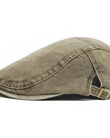 Vintage Flat Cap in Grün