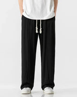 Ezra - Hose mit flexiblem Bund in Schwarz