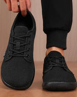 Atmungsaktive Costa-Schuhe in Vollschwarz