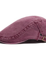 Vintage Flat Cap in Rot