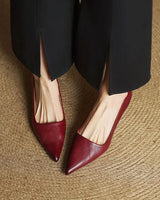 Samra – Pumps Aus Echtem Leder in Braun