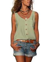 Nyla - Damen-Tanktop im trendigen Design in Grün