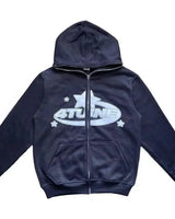 Fabian | Zip-up in Marineblau
