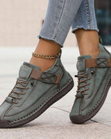 Claudia | Damen Orthopädische Lässige Komfort Sneaker in Borealgrün
