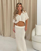 Lana | Sommer-Strickset in Beige