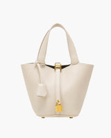 Damen-Tragetasche mit kurzen Griffen - Aelwen in Beige