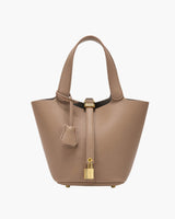 Damen-Tragetasche mit kurzen Griffen - Aelwen in Khaki