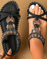 Alice | Fußgewölbestütze Orthopädisch Sandalen in Schwarz